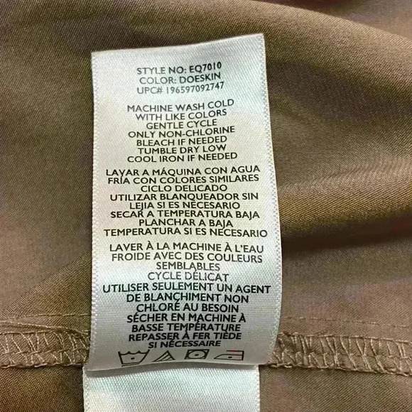 Equipment Women's Signature Long Sleeve Blouse Size Medium - Picture 9 of 11